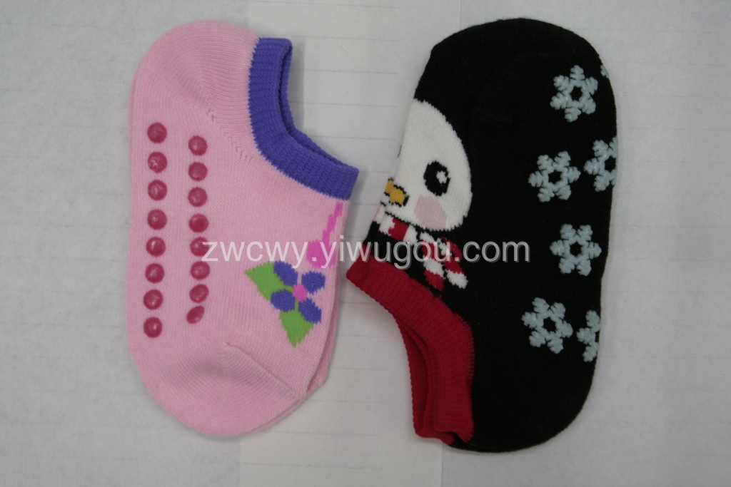 Street stall cartoon socks, early education center socks, floor socks, anti-slip socks, children's boat socks