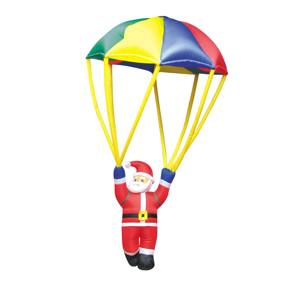 Christmas inflatable parachute belt Santa Claus Christmas decorations scene layout 9123 thumbnail