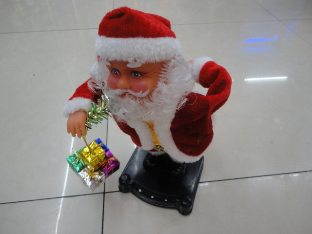 9123 Electric Christmas Carrying Basket for the Elderly Christmas gift decoration