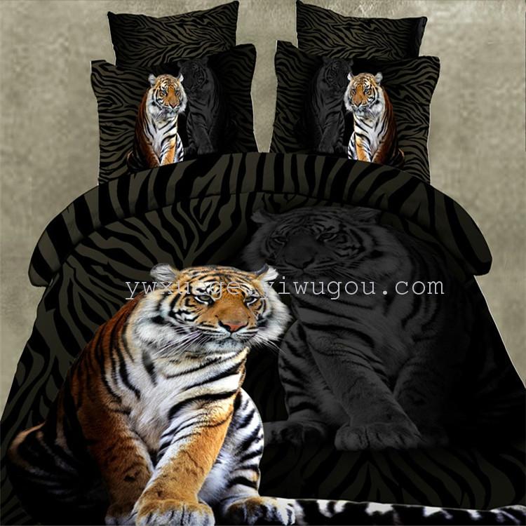 3D twill active three-dimensional printing bed, winter ground wool bed, soft wool four pieces set -- Direct sale of KINGfan manufacturer thumbnail