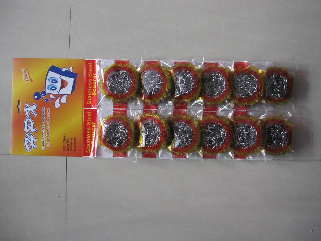 纯铜清洁球/黄铜清洁球/真铜清洁球产品图