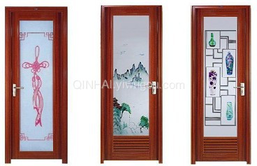 Bathroom door Interior door PVC door no-paint door glass door thumbnail
