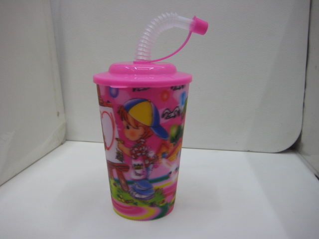 35823 Water-absorbing cup, children's straw cup, plastic cup details Picture