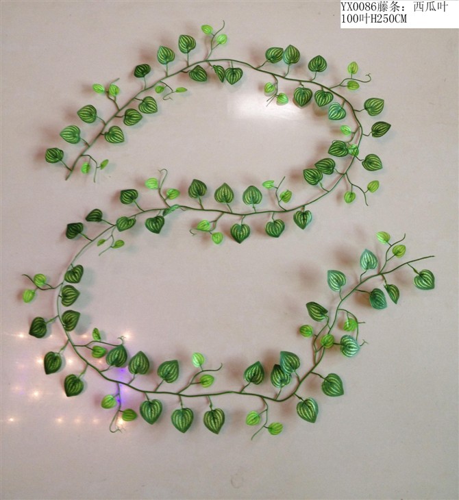 Climbing ivy, artificial flower vine, artificial flower vine, wall-hanging plant artificial lawn Application Scenario