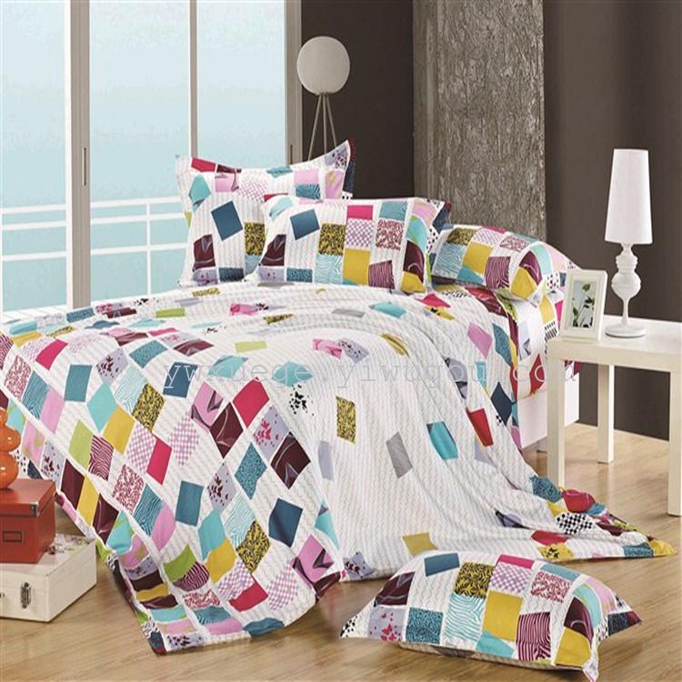 Xuege Home Textiles' four-piece set of fragrant cotton comes in a wide variety of colors and patterns. It is sold at low prices both domestically and internationally with quality guaranteed - Drunken Flower Shade details Picture