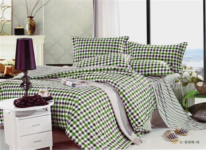 Snow dove bedding set 100% algodón cuatro piezas serie de algodón comercio exterior cuatro piezas edredón set sábanas impresión activa y teñido venta directa de fábrica - poetic gangnam home textile edredón set sábanas Specification image