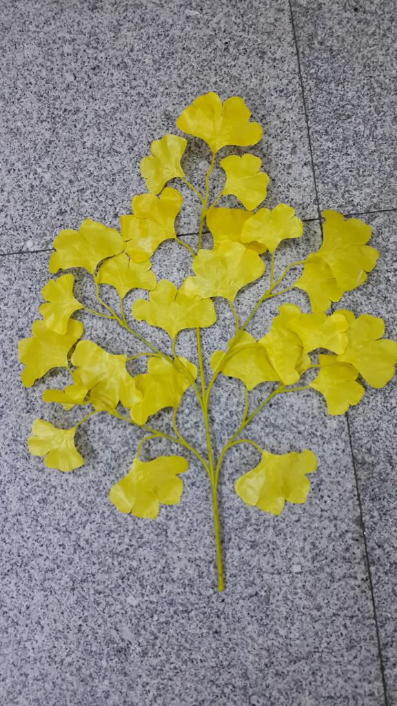 Ginkgo biloba simulation ginkgo biloba simulation ginkgo biloba simulation ginkgo biloba simulation leaves garden decoration false leaves