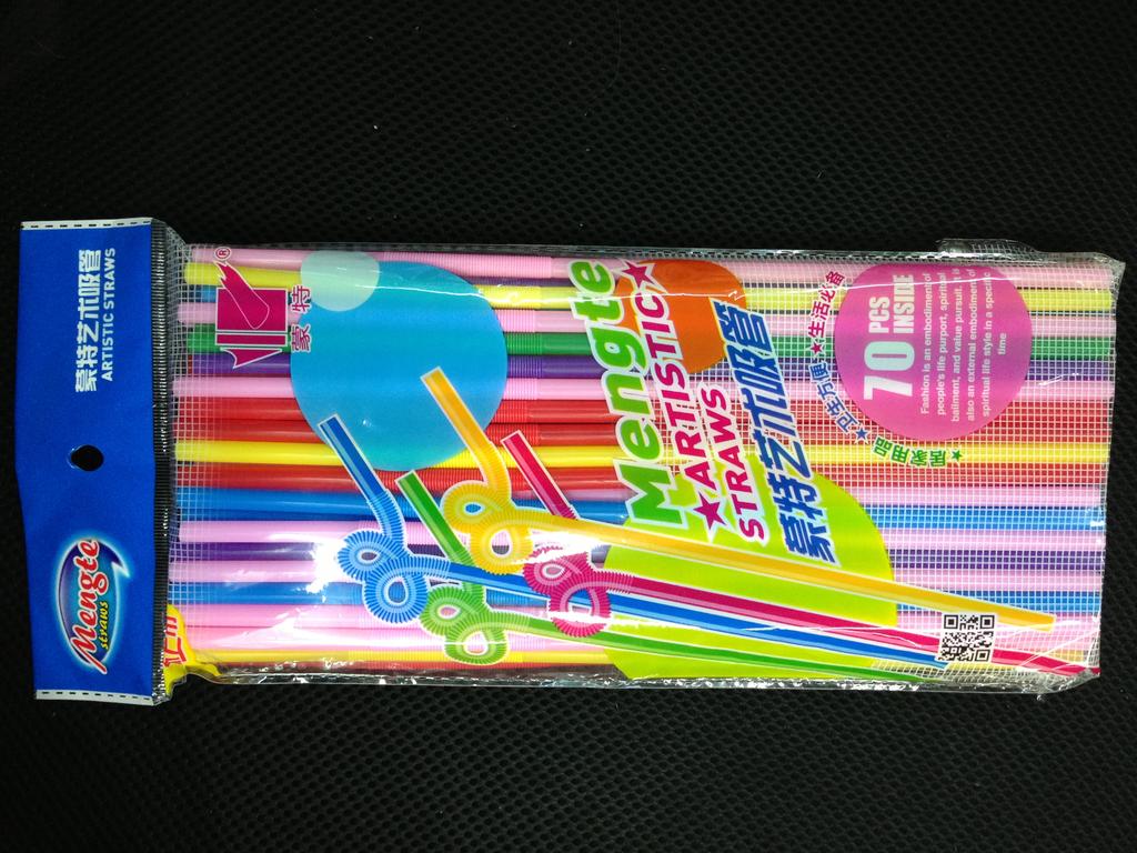 6Mm Straw 26Cm Mixed Color 50Pcs Art Straw Magic Shape Color Party Bar Handmade Straw Specification drawing