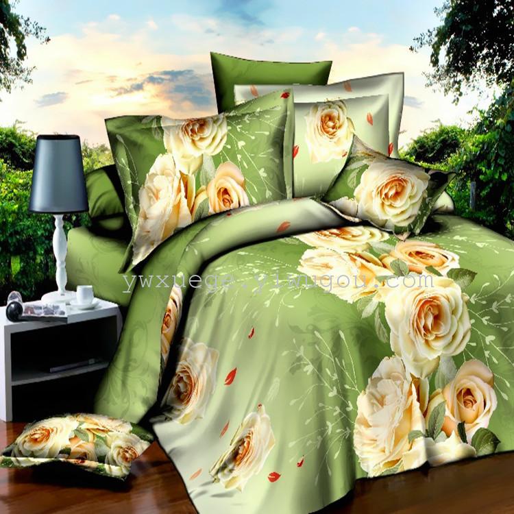 Snow Pigeon Home Textile Fashion Animal Series - Penguin Natural and Vivid Polyester-Cotton twill Four-piece Set Bedding Four-piece Set Factory Direct Sales for export Series Specification image