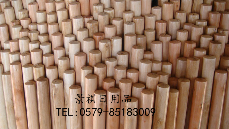 【厂家直销】油漆木杆扫把杆拖把杆
