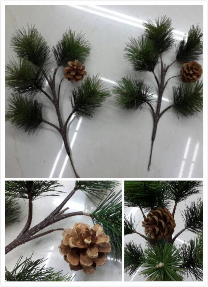 Simulation pine branch simulation pine branch signal tower Christmas tree simulation lawn simulation red maple branch simulation Pain oh simulation Hualien