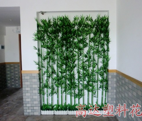 2m Simulated bamboo artificial bamboo plastic bamboo green bamboo leaf simulated leaf simulated flower simulated lawn simulated bamboo rod simulated bamboo