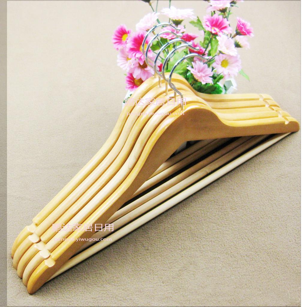 本色禾木木头衣架与裤夹支持大量批发厂家直销 一级二级三级