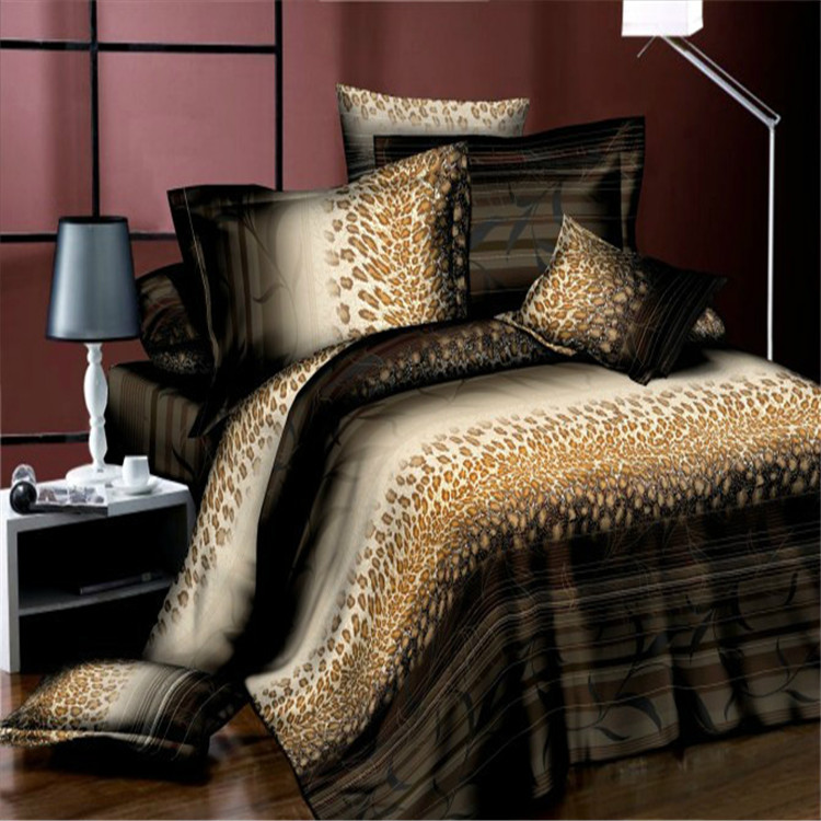 Polyester cotton active 3D three-dimensional large flower four pieces bedding manufacturers direct fashion Maya