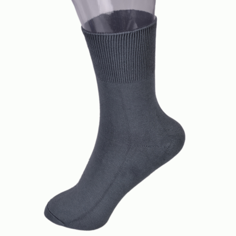 2022 Winter collection of Ruiyuan long-staple cotton boneless sewn flat loose-fitting men's socks details Picture
