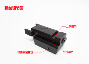 There are two 20mm fixture types of mini red laser: red-excited small red laser