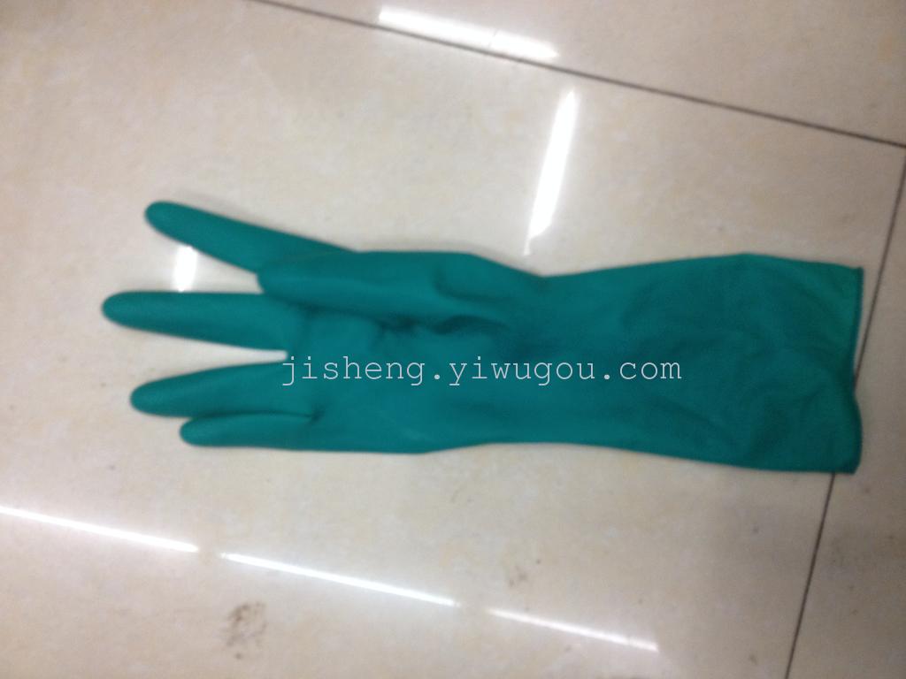 一次性12寸乳胶手套绿色左右手A级