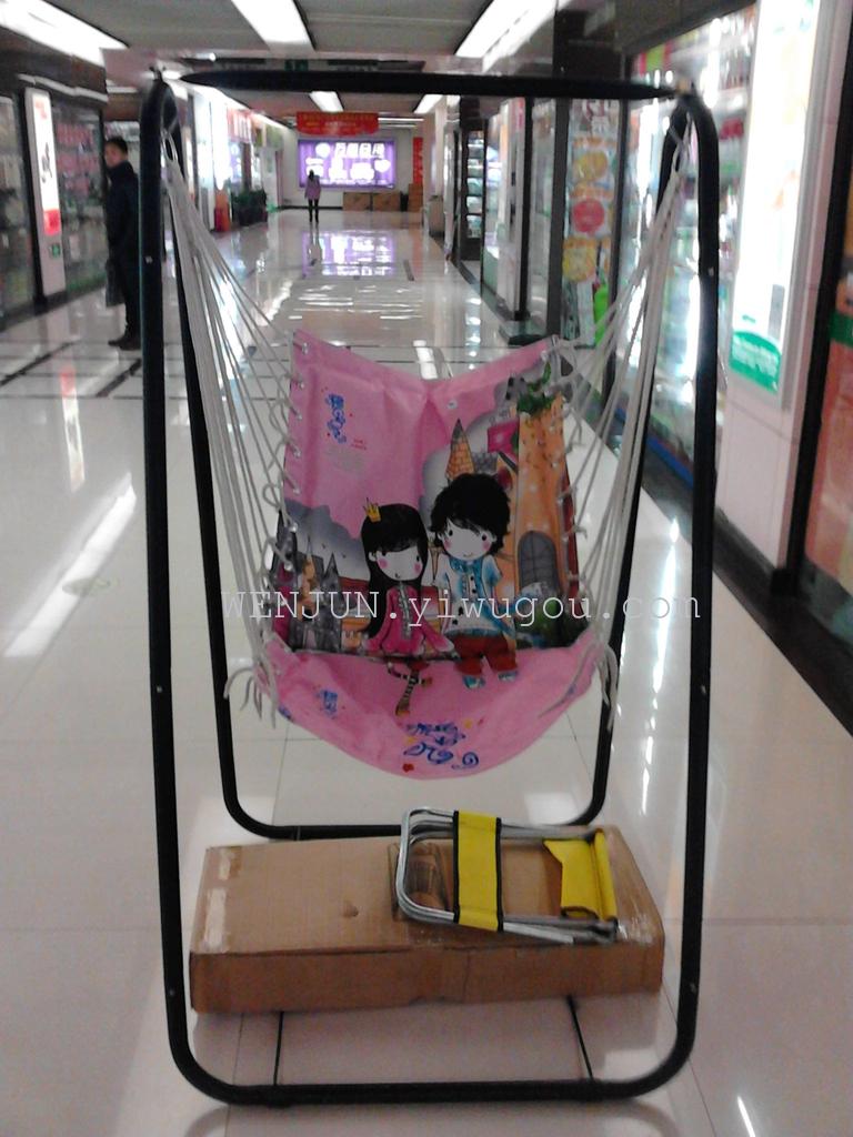 厂家自产自销优质加固户外16根绳吊椅儿童摇篮椅批发