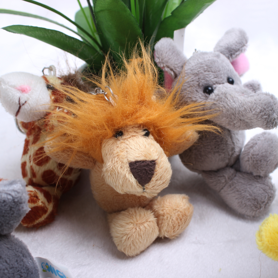Toy doll plush pendant nici animal mobile phone pendant details Picture