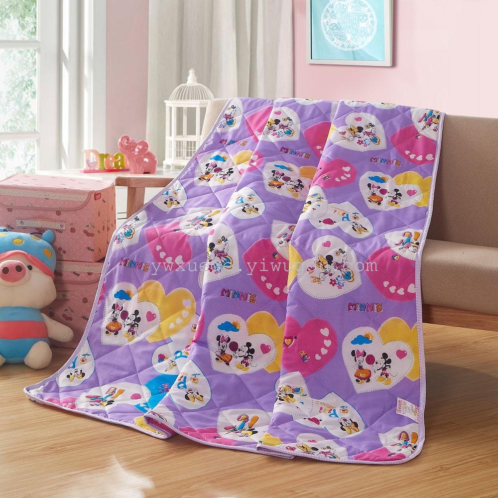 Air conditioner quilt, summer quilt, summer cool quilt, new single and double cute cartoon quilt, super soft brushed summer quilt, snow pigeon home textile bedding Specification image