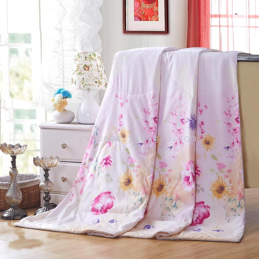 Summer quilts, air conditioning quilts, summer cooling quilts, skin-friendly silk quilts, skin-friendly cotton single and double quilts, quilt cores, bedding, snow pigeon home textiles Specification image