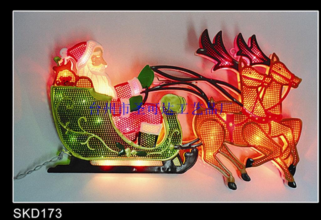 Christmas lights bracket lights shape lights Holiday lights deer pull carts thumbnail