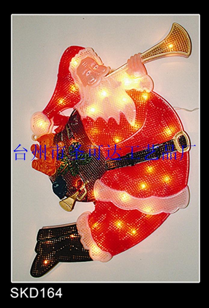 Christmas lights Stand lights shape lights Holiday lights Old man blowing horns thumbnail
