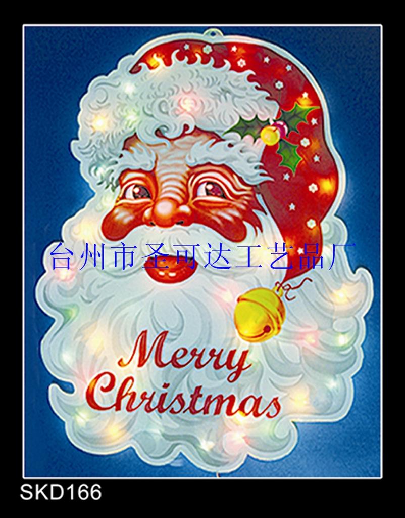 Christmas lights bracket lights shape lights Holiday lights Old man head thumbnail