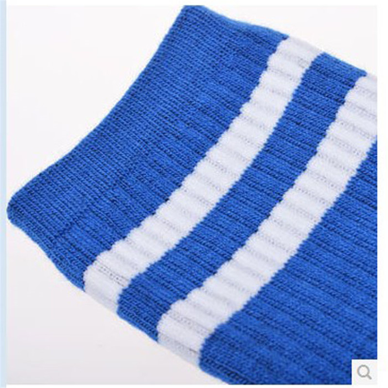 Men's and women's long-leg knee-length nylon sports socks with bars and football socks for the leftover order of street stall foreign trade details Picture