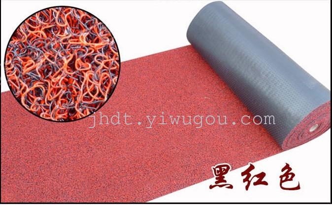 Manufacturers direct car wire ring square foot pad thickened two color silk spray plastic foot pad thumbnail