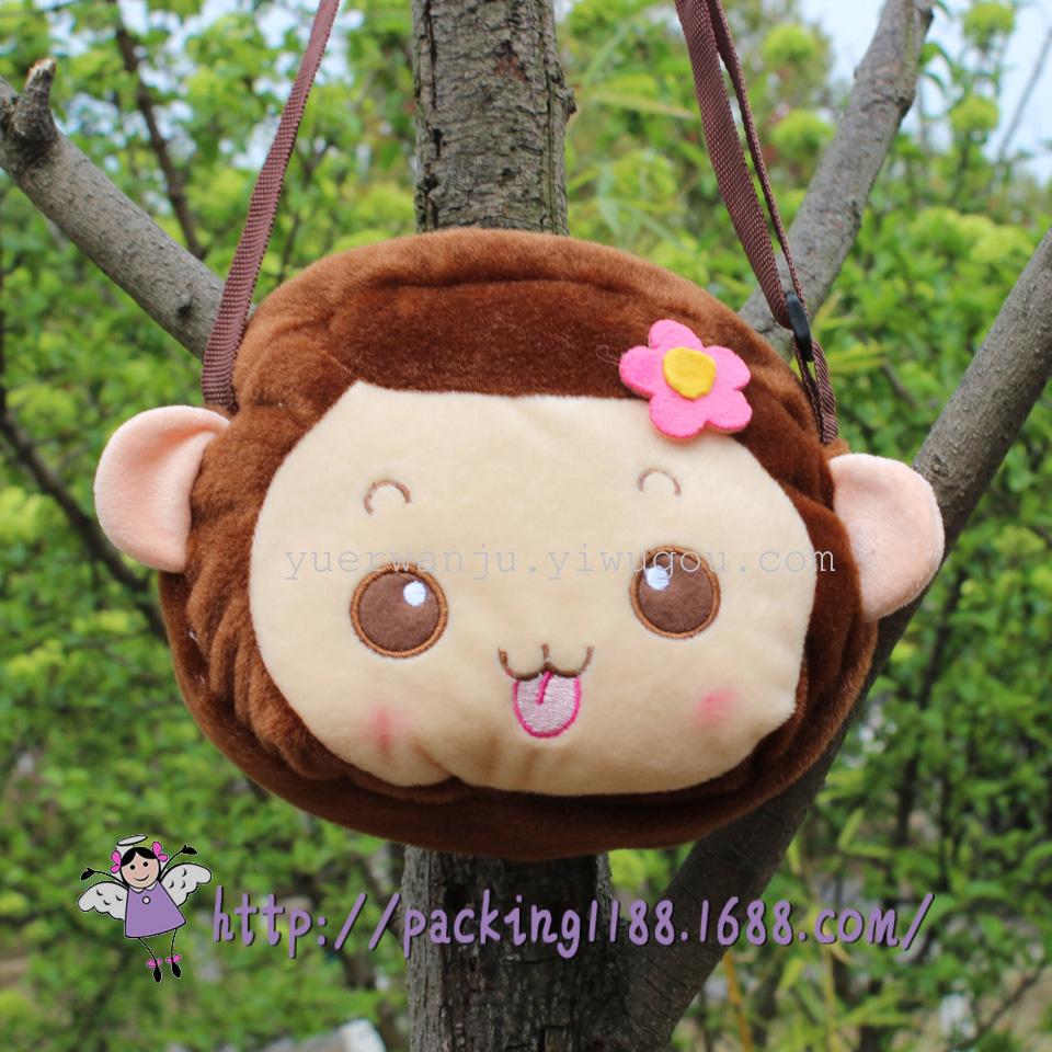 Plush toy bag, children's single-shoulder bag, crossbody bag, large hamburger shoulder bag Specification image