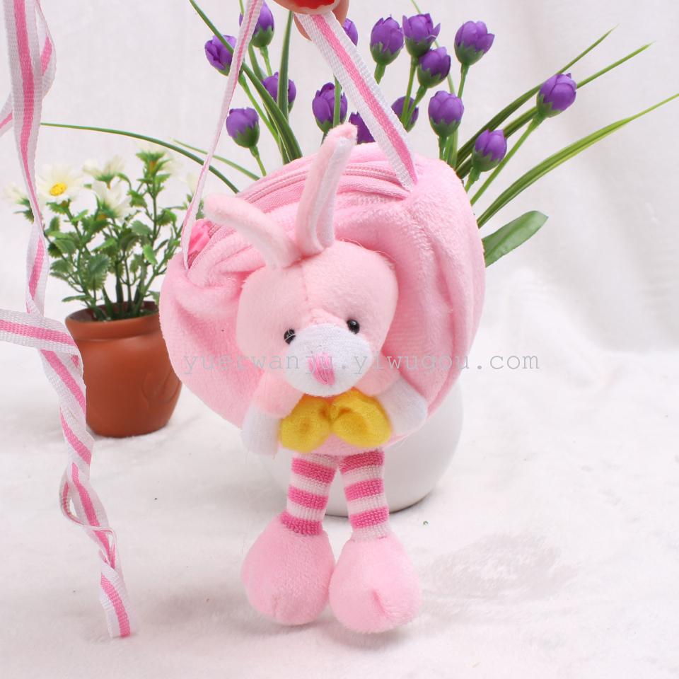 Plush toy bags, shoulder bags, small hanging shoulder bags, small wallets, foreign trade products Specification drawing