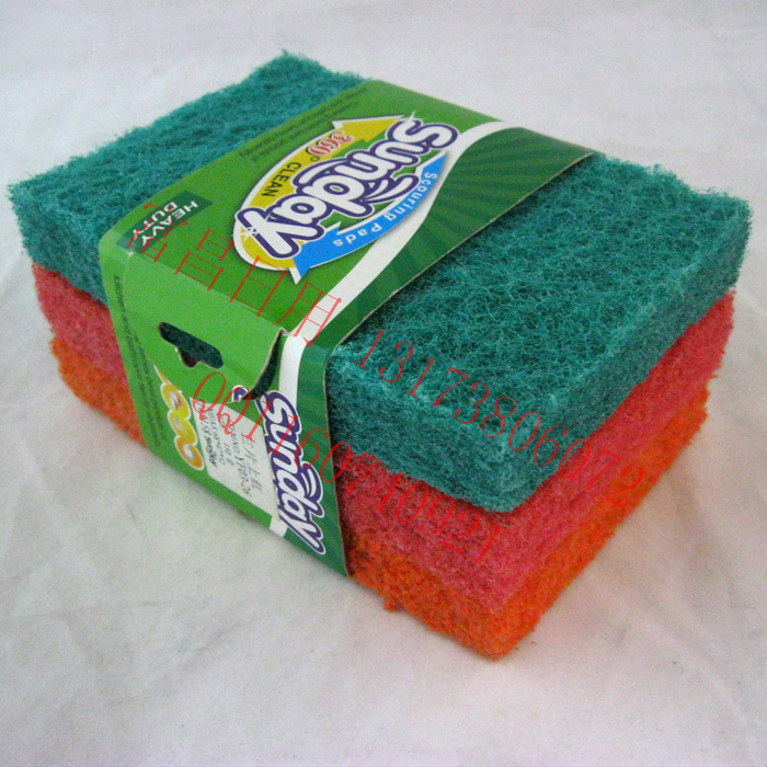 2.0 Red color cleaning cloth on three pieces Dishwashing cloth Dishwashing cloth Clean cloth dishwashing towel thumbnail