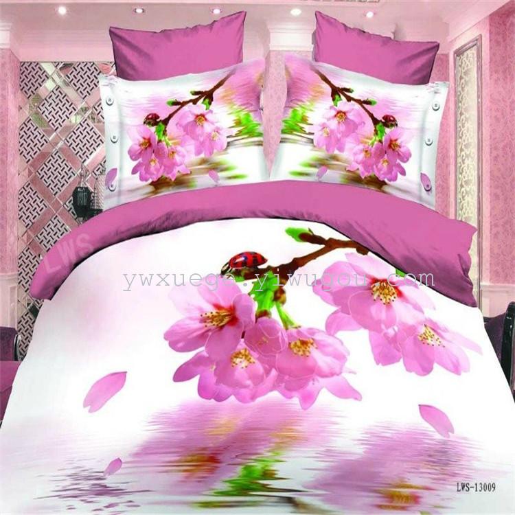 Four-piece bedding set for export, 3D four-piece set Application Scenario