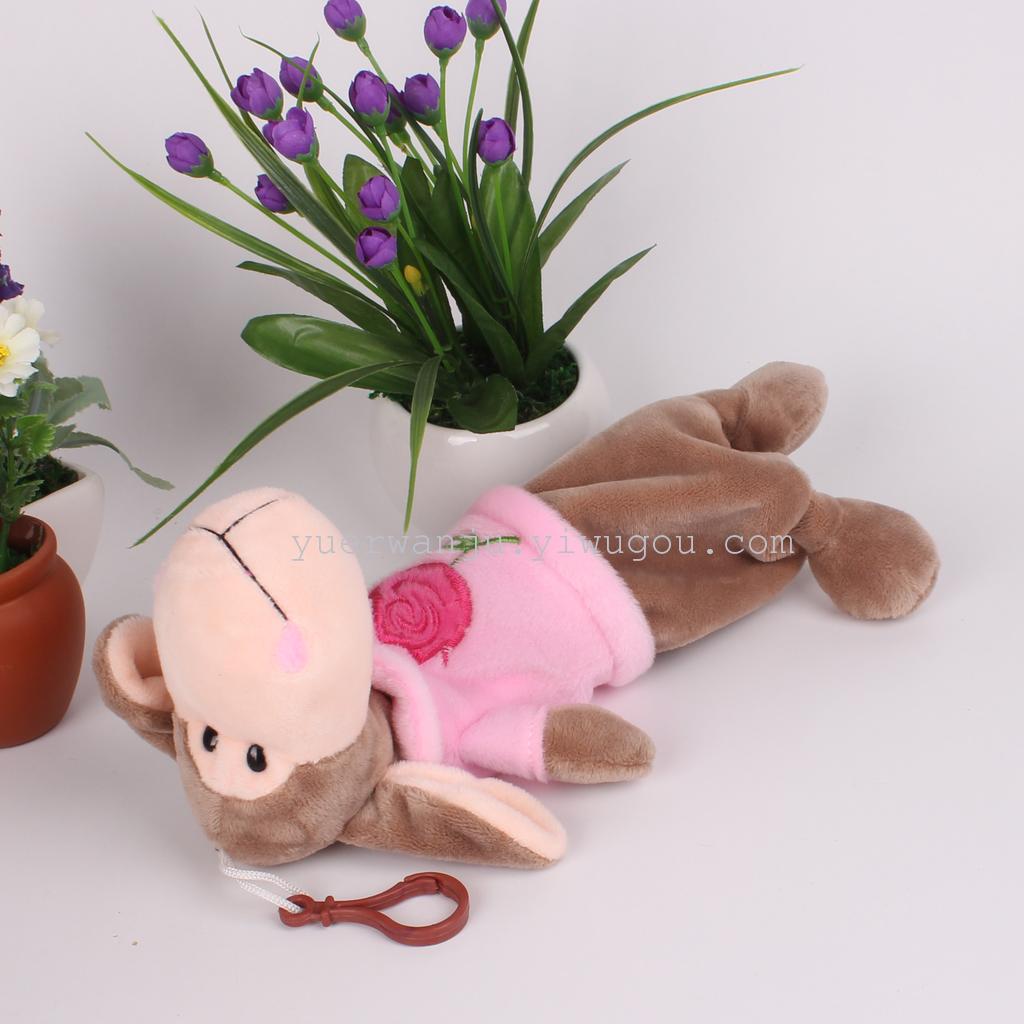 Plush pen case, animal pen case, student pen case, hand-held hanging pen case Specification image