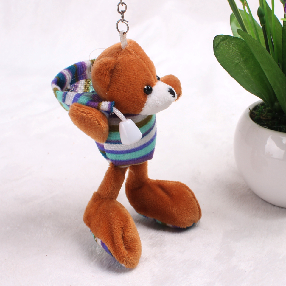 Plush pendants, windbreaker pendants, animal mobile phone pendants Specification drawing