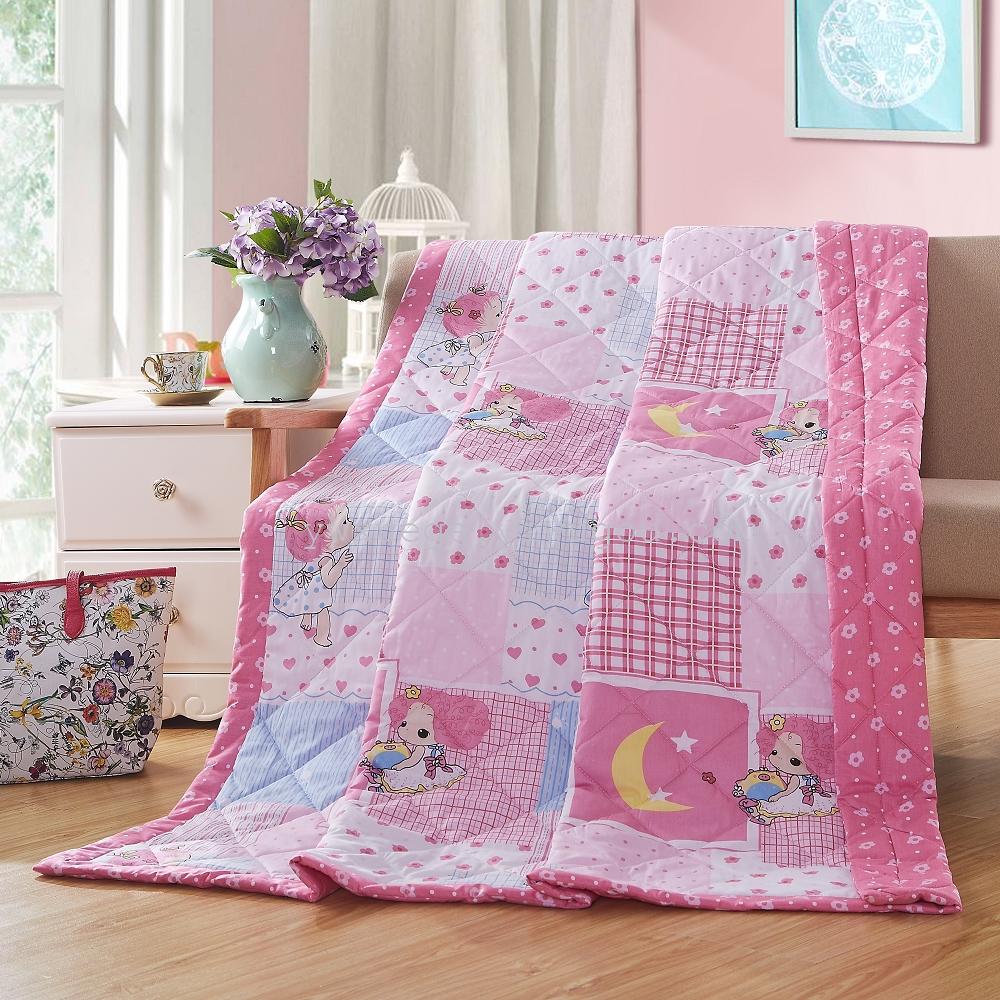 Home textile all-cotton summer quilt, air conditioner quilt, pure cotton summer cooling quilt, single and double person quilt core, children's cotton quilt Specification image