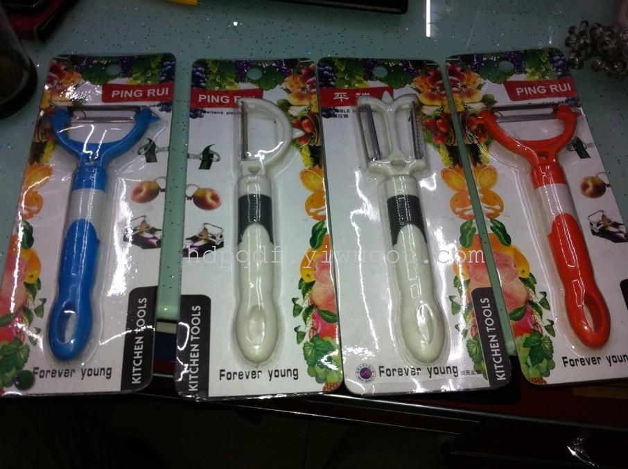 不锈钢双头水果削皮器 瓜果刨去皮刨子  不锈钢去皮器 