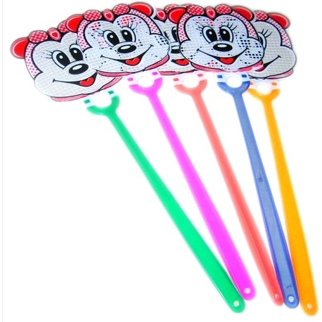 Colorful plastic fly swatter Specification image