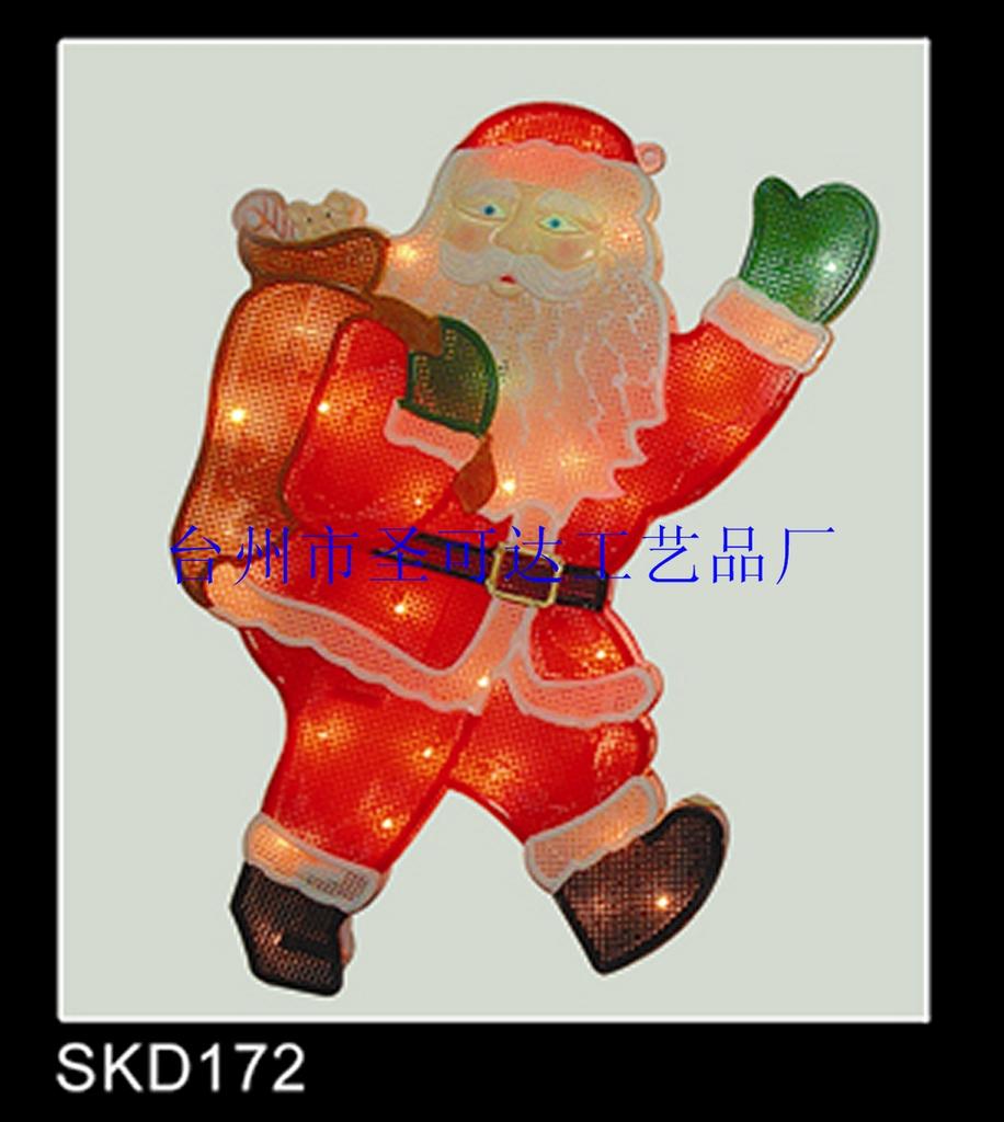 Christmas lights bracket lights shape lights Holiday lights backpack old man