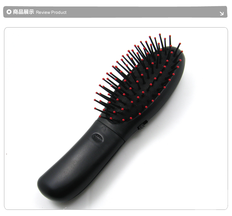 迷你按摩梳子 电动气囊梳 保健美发梳头部按摩器