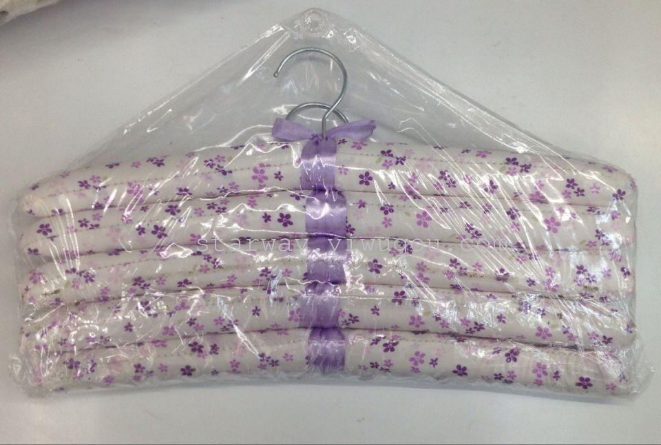 Coat hanger Fashion home cloth coat hanger bag cloth rack non-slip floral coat hanger