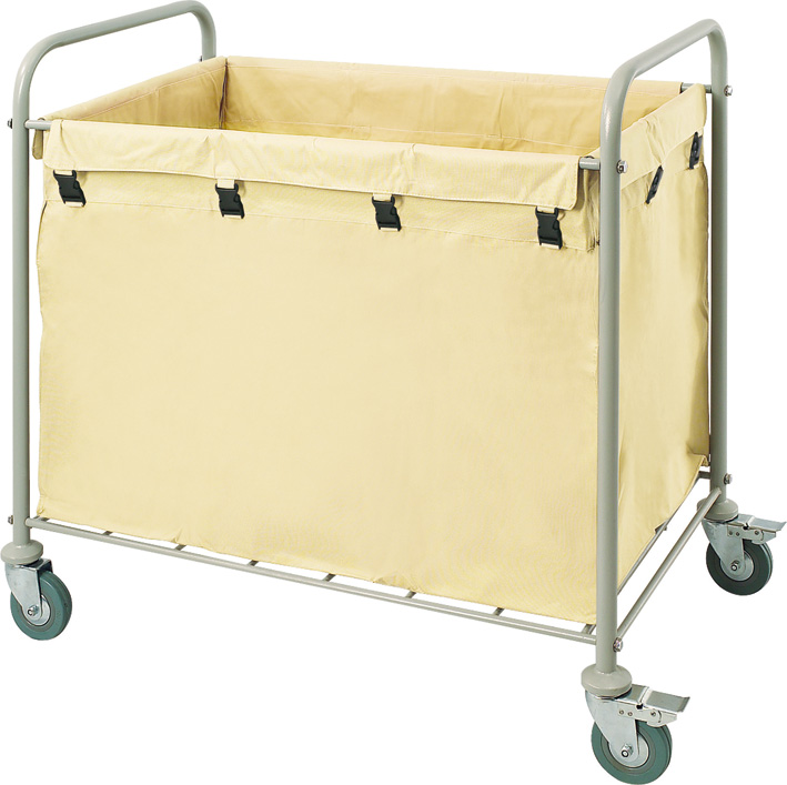 Shafan Hotel and guesthouse long linen cart laundry room collection cart Application Scenario