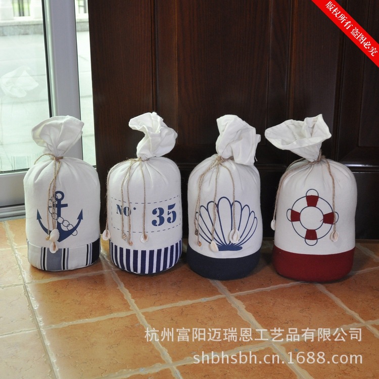 地中海布艺门档 创意门档 防撞防风门阻 布艺MA2707