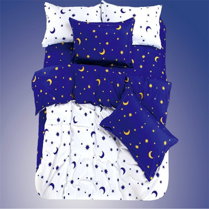 Yiwu Xuege Home Textile Four-Piece Set Factory Direct sales four-piece set home textile solid color polka dot four-piece set Bedding velvet details Picture