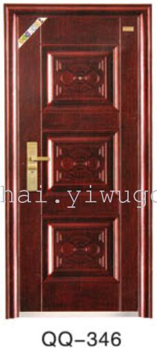 Solid wood door, PVC door, paint-free door, reinforced door QQ-346