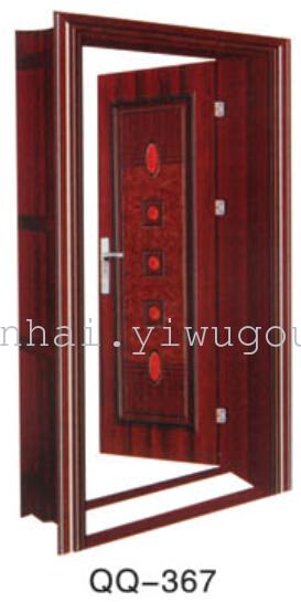 Indoor solid wood door, PVC paint-free door, security door