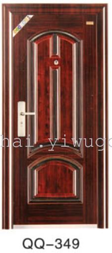 Indoor solid wood door, PVC paint-free door, security door details Picture