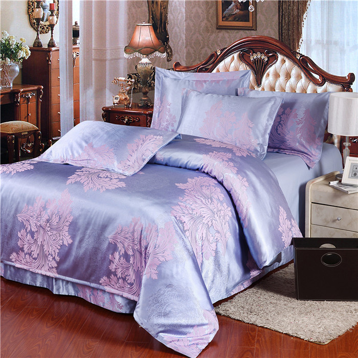 Yiwu Xuege Home Textile Tencel Cotton Tribute Satin Jacquard three or Four Pieces Wedding Bedding Set Application Scenario