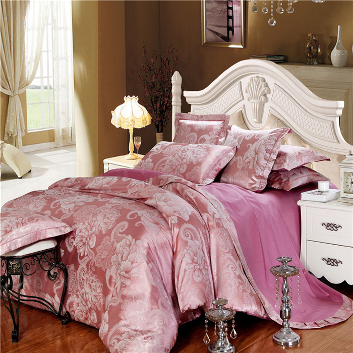 Yiwu Xuege Home Textile Tencel Cotton Tribute Satin Jacquard three or Four Pieces Wedding Bedding Set Application Scenario